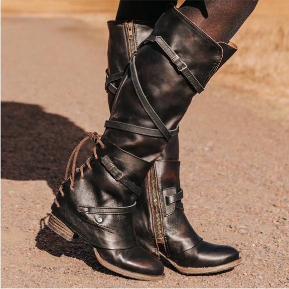 Freebird by Steven Shoes - Freebird Cassius distressed leather boots